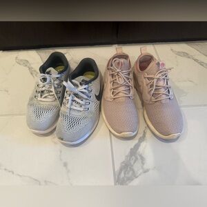 Nike Gray and Pink Sneakers Set gently used sz 6.5